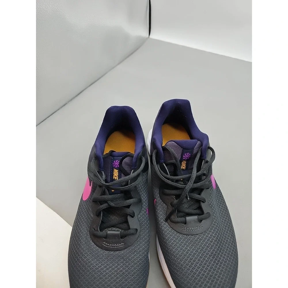 Nike Revolution 6 Anthracite/Vivid Purple DD8475–011 Men's size‎ 10.5